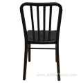 Dining Backrest Iron Chairs